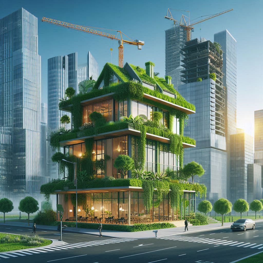 Зеленое строительство изображение